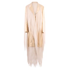 Hyun Mi Nielsen A/W Ivory Long Hair Tailored Coat