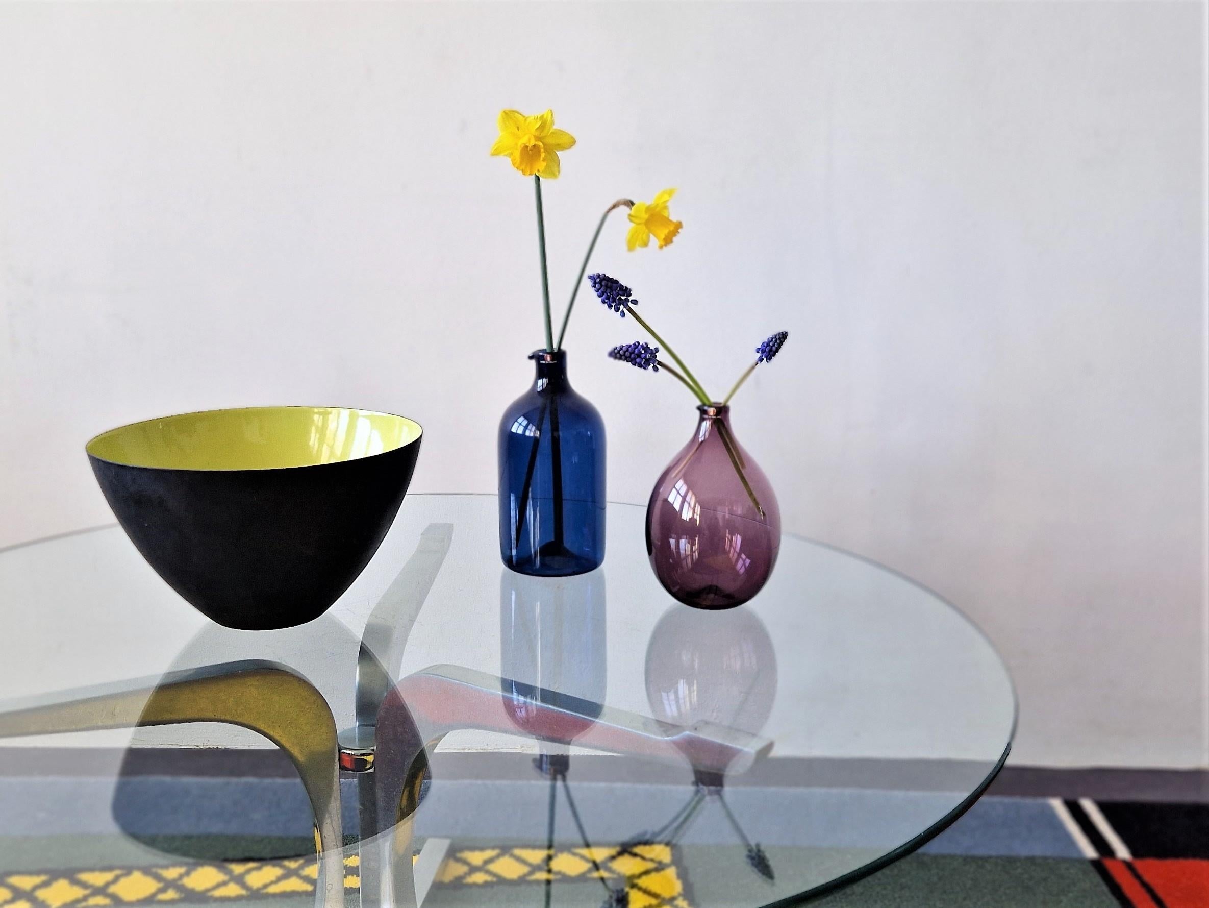 I-401 Bottiglia/vaso per uccelli in vetro viola di Timo Sarpaneva per Iittala, Finlandia 1956 In condizioni buone in vendita a Steenwijk, NL