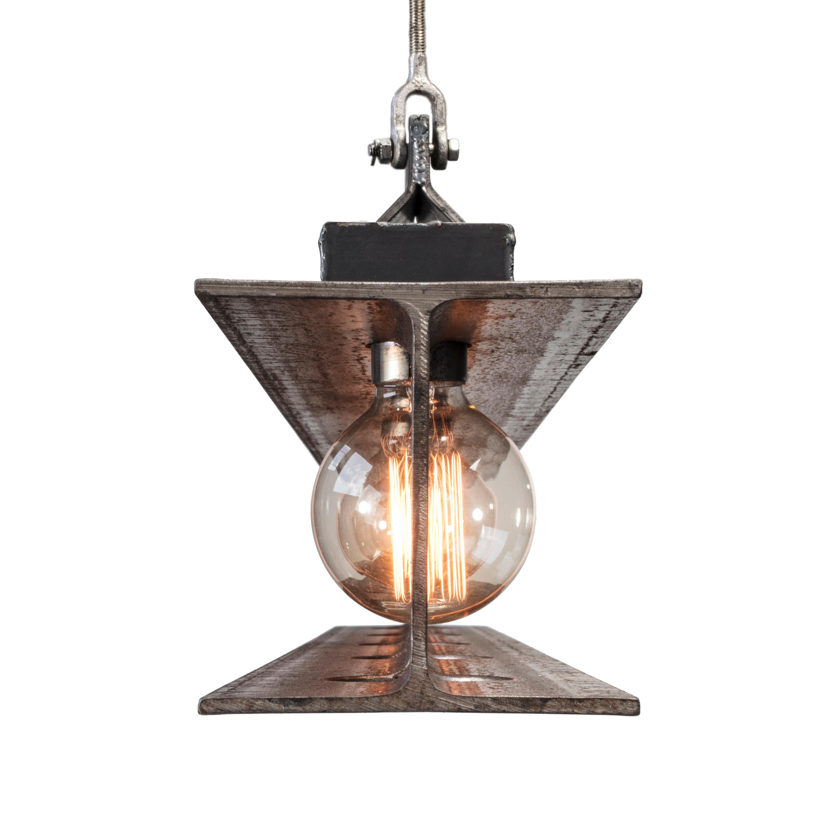 Industrial 'I-Beam Linear Pendant' by Basile Built - 2700K Soft White - Limited Edition  For Sale