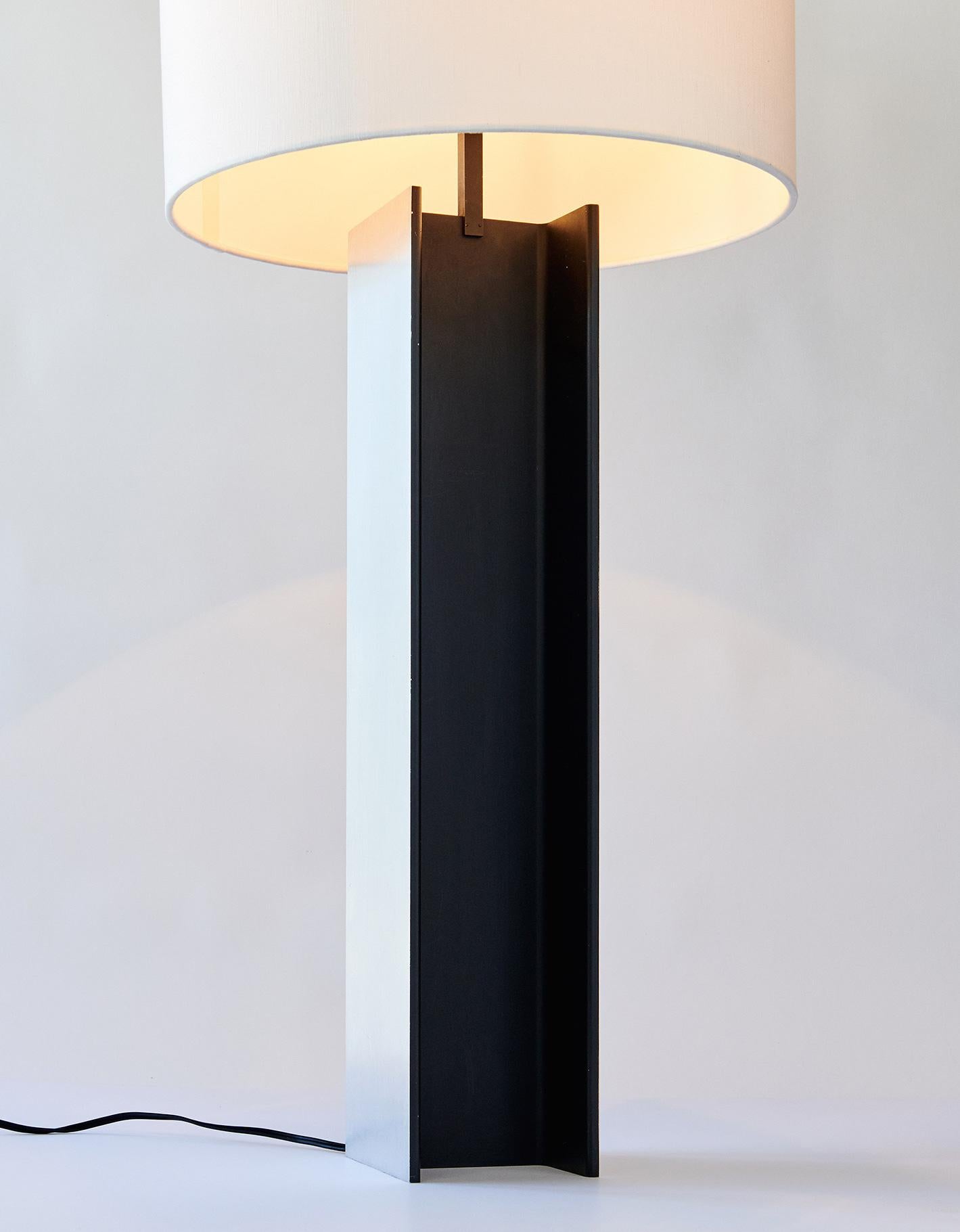 Steel I-Beam Table Lamp by Laurel For Sale
