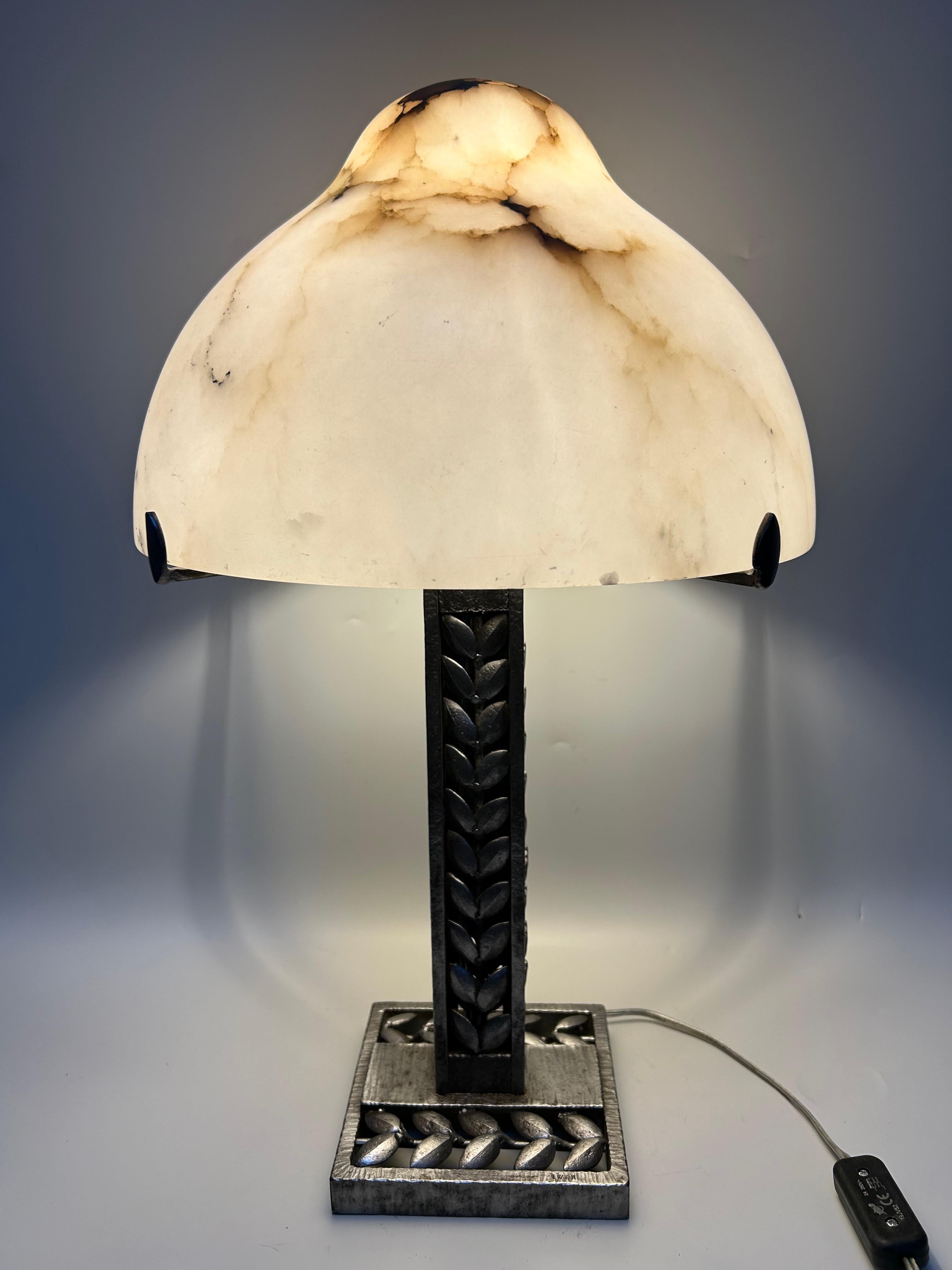 Art-déco-Lampe von Katona, Louis Katona im Angebot 5