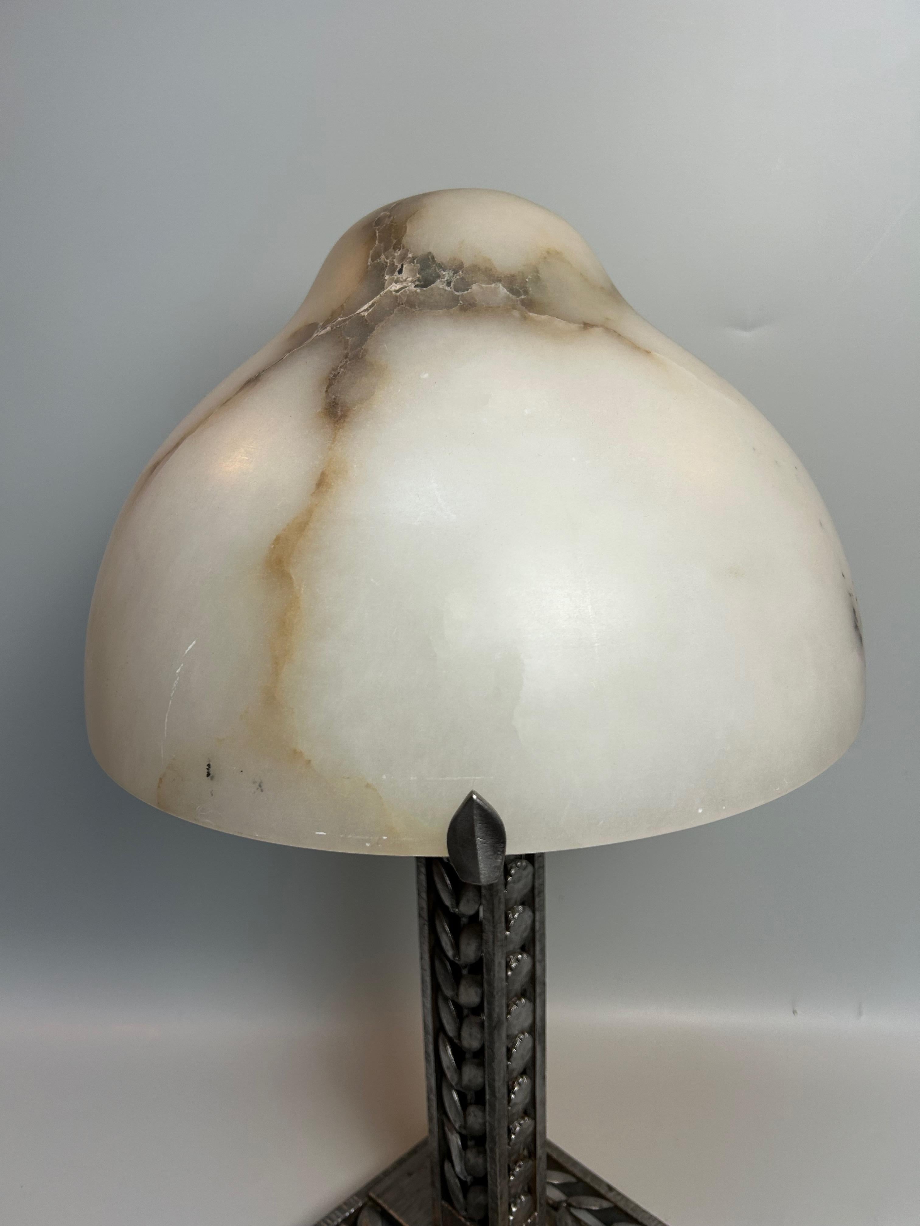 Art-déco-Lampe von Katona, Louis Katona im Zustand „Hervorragend“ im Angebot in NANTES, FR