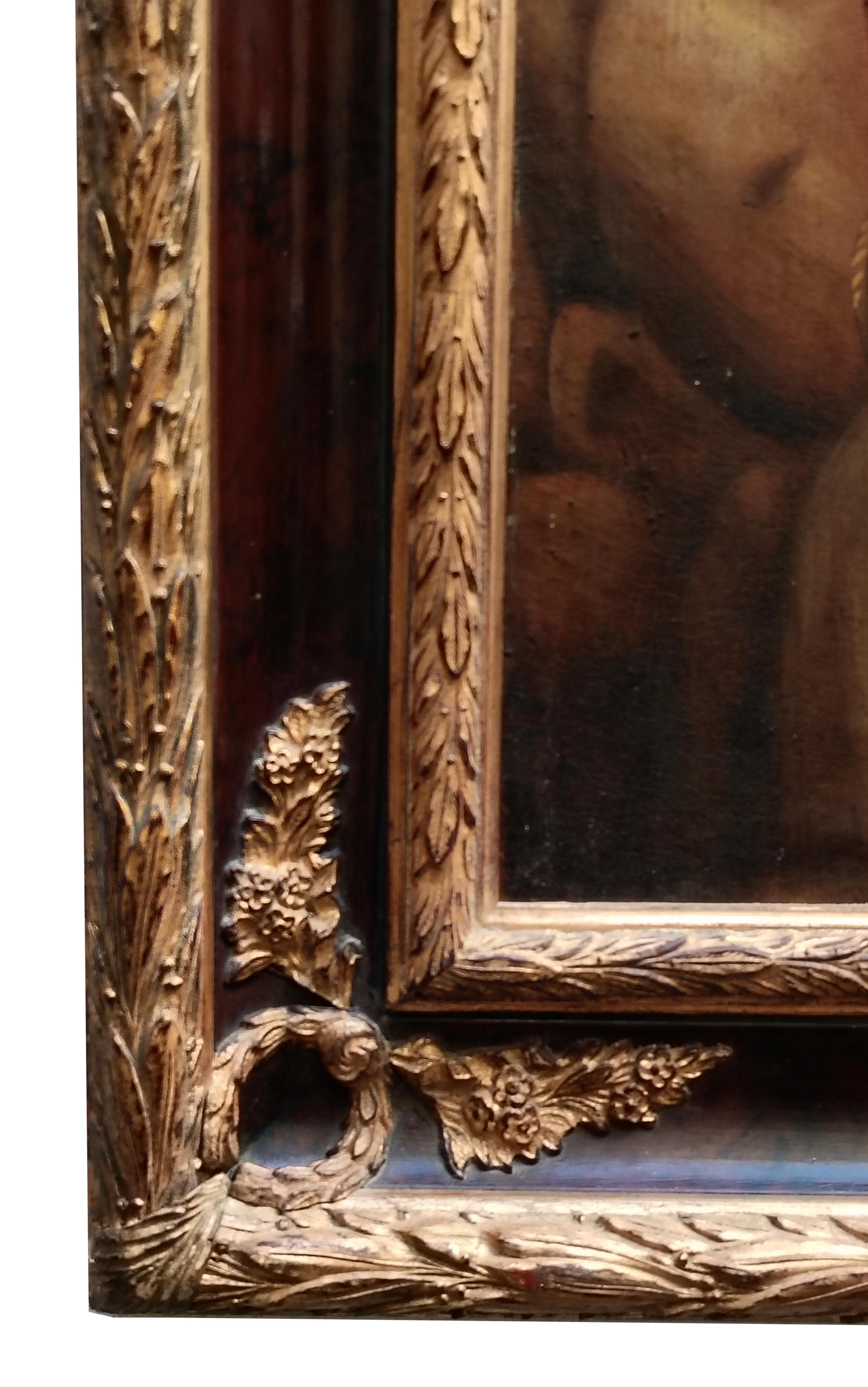 Porträt von Rebecca am Brunnen - I. Di Matteo Italia 1998 - Öl auf Leinwand cm. 80x60

Dieses herrliche Gemälde von I. De Matteo ist die Neuinterpretation der 