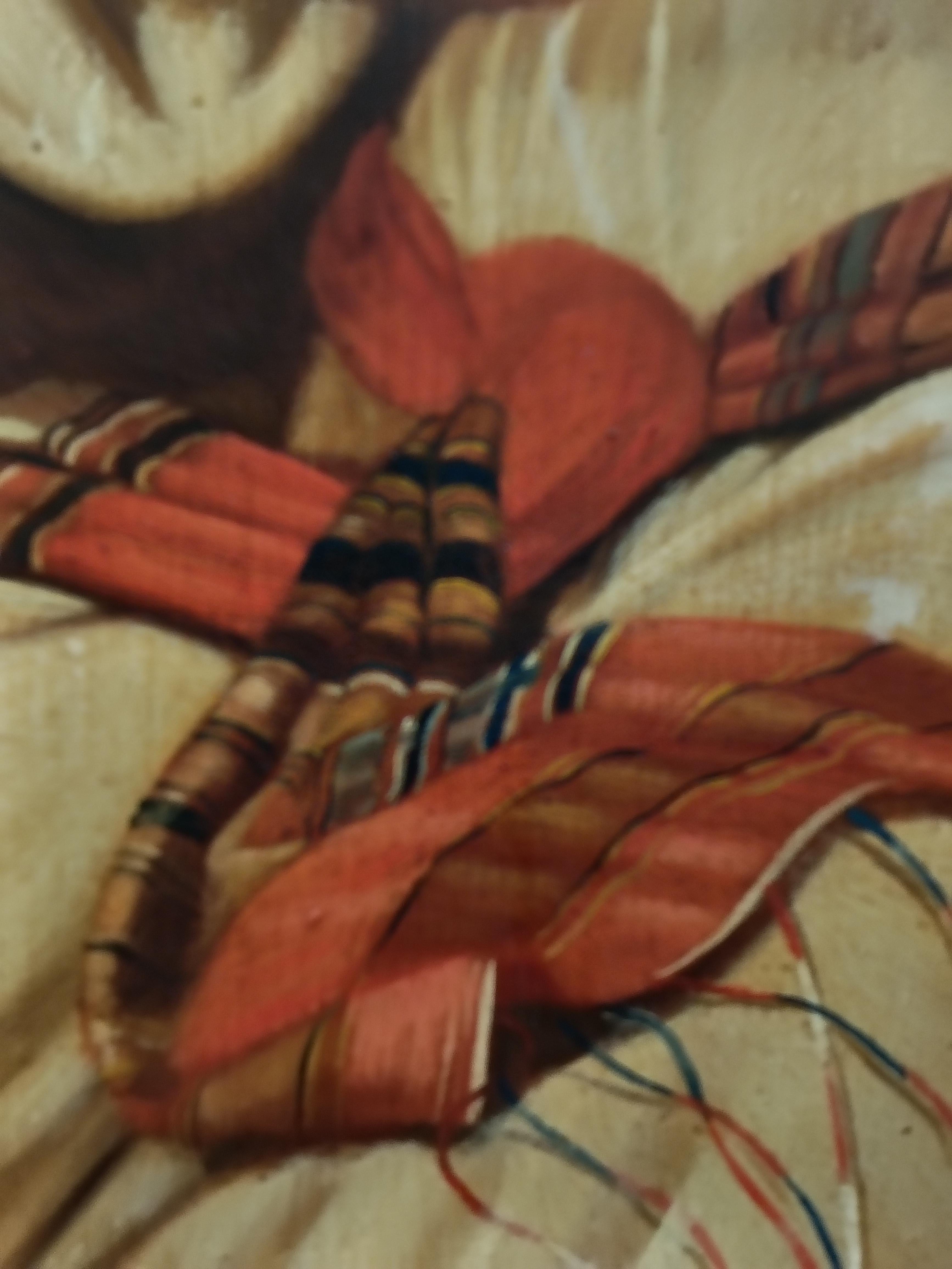 PORTRAIT OF REBECCA AT THE FOUNTAIN – In Anlehnung an Guffens – Öl  auf Farbe im Angebot 2