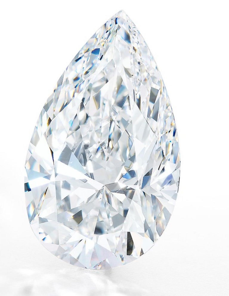 I Flawless GIA Certified 4 Carat Pear Cut Diamond For Sale at 1stDibs ...
