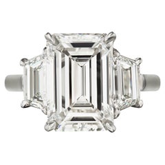 Emerald Solitaire Rings