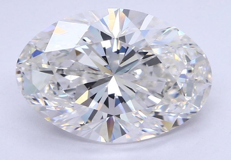 Modern I Flawless GIA Certified 5 Carat Oval Diamond For Sale