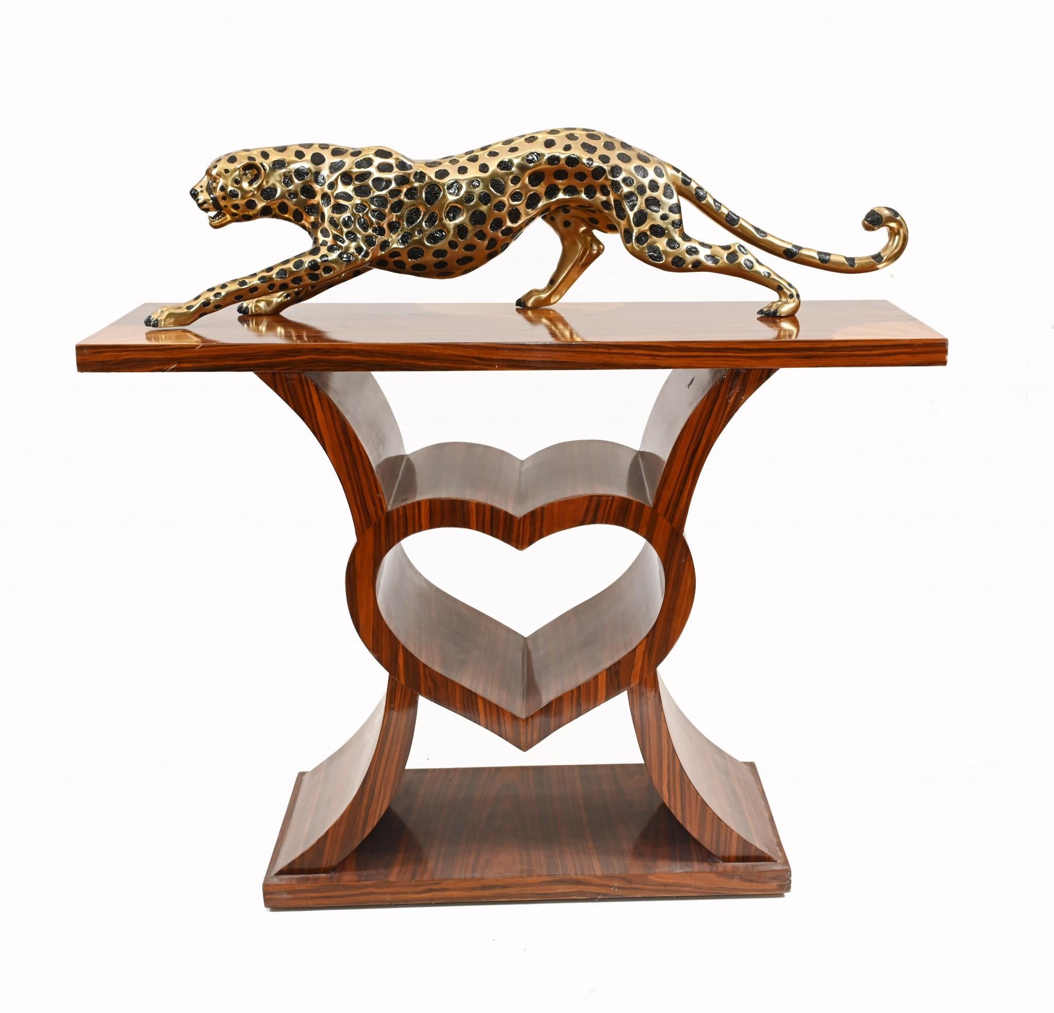 I Heart Art Deco Hall Table Console Inlay Furniture For Sale 2