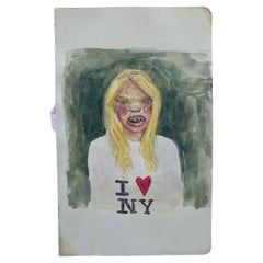 "I Heart NY" Painting by Rebecca Morgan