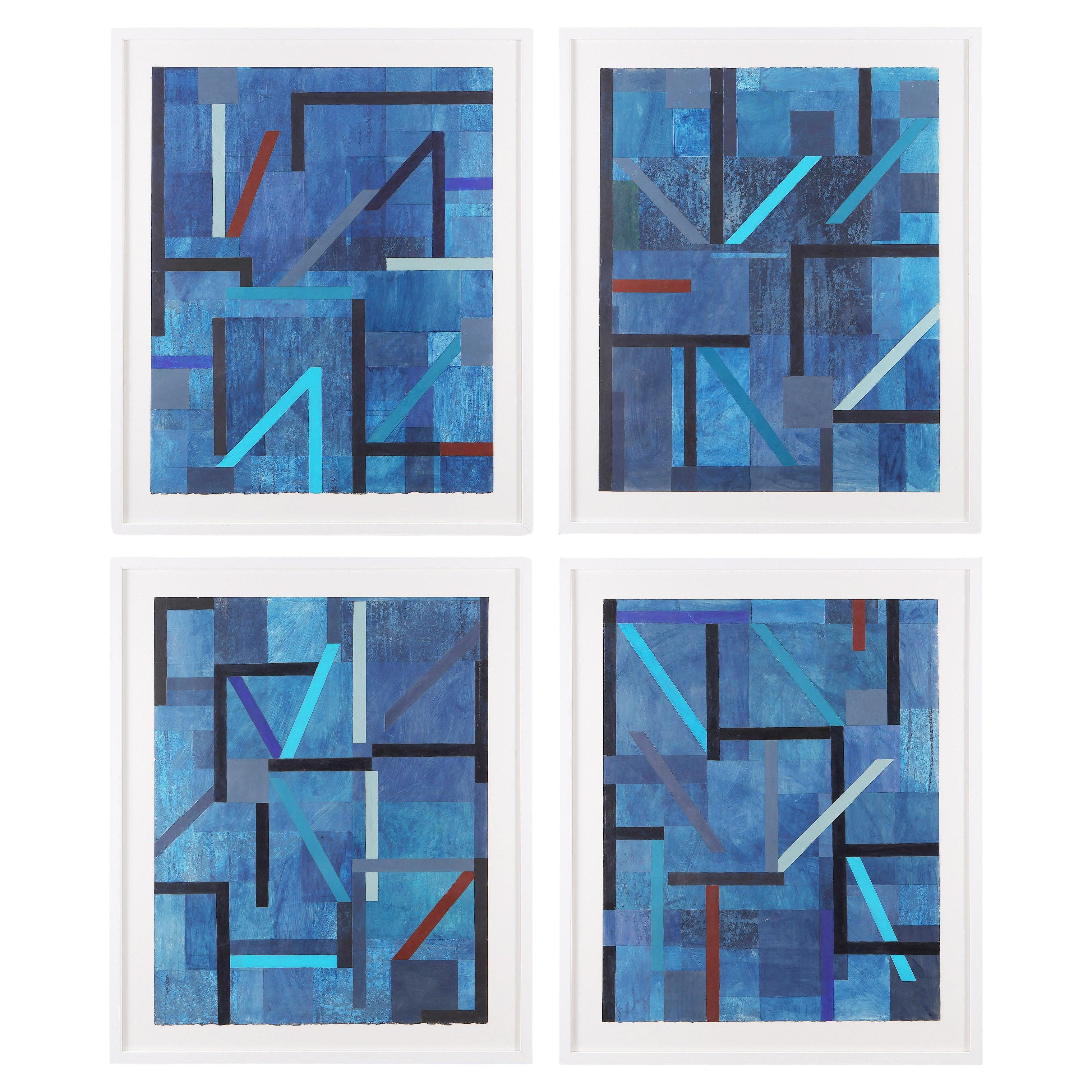 I, II, III, IV - Mark Houghton - Midnight Series - Framed - Urban Glitter Exhibi