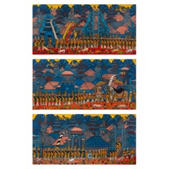 I Ketut Tagen Acrylic on Canvas Triptych, 3