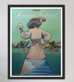 Originalplakat zum „I Love NY Summer Festival“ von Milton Glaser, 1984