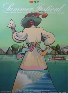 Originalplakat zum „I Love NY Summer Festival“ von Milton Glaser, 1984