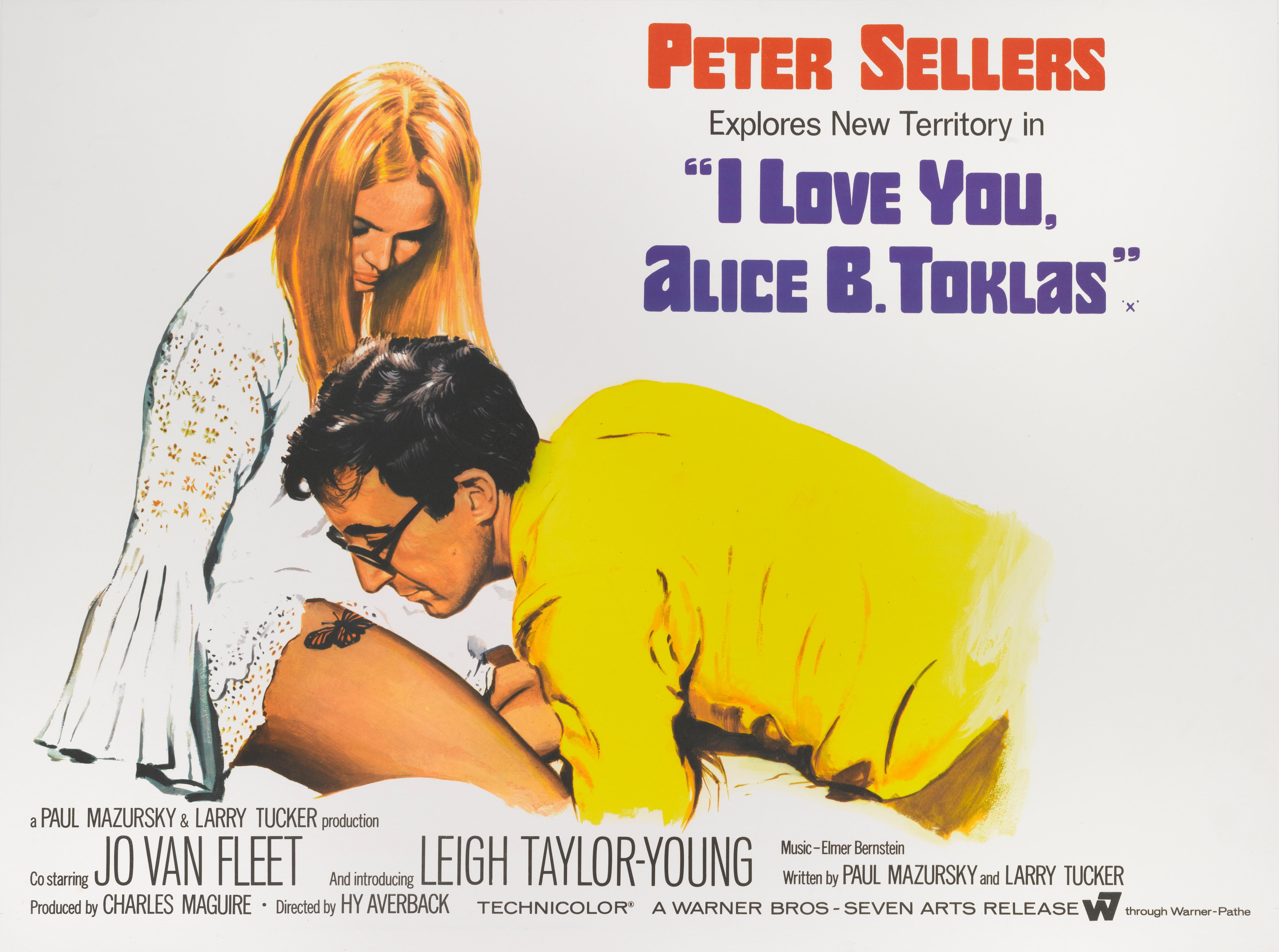 Original British film poster for Peter Sellers and Jo Van Fleet's 1968 comedy romance. This film was directed by Hy Averback. This poster is conservation linen backed, and would be shipped rolled in a strong tube.