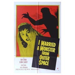 Vintage I Married a Monster from Outer Space, Unframed Poster, 1958