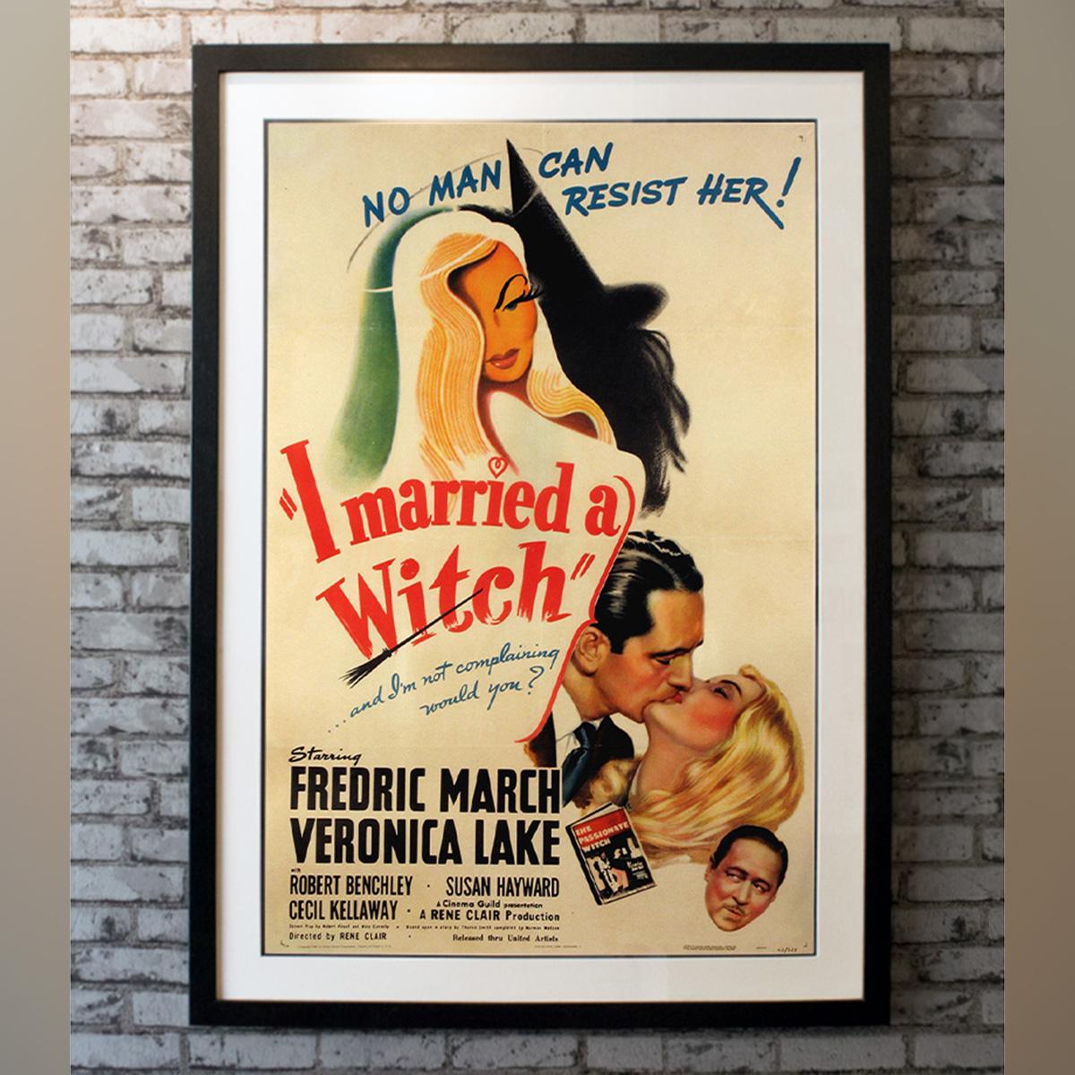 Veronica Lake was riding an incredible wave of fame when she starred alongside Fredric March in this hilarious tale of a witch who accidentally falls in love with the man she intended to curse. Lake is featured twice on the poster and is
