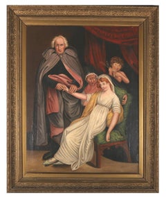 I. Miller – Ölgemälde, Lovesick, spätes 19. Jahrhundert