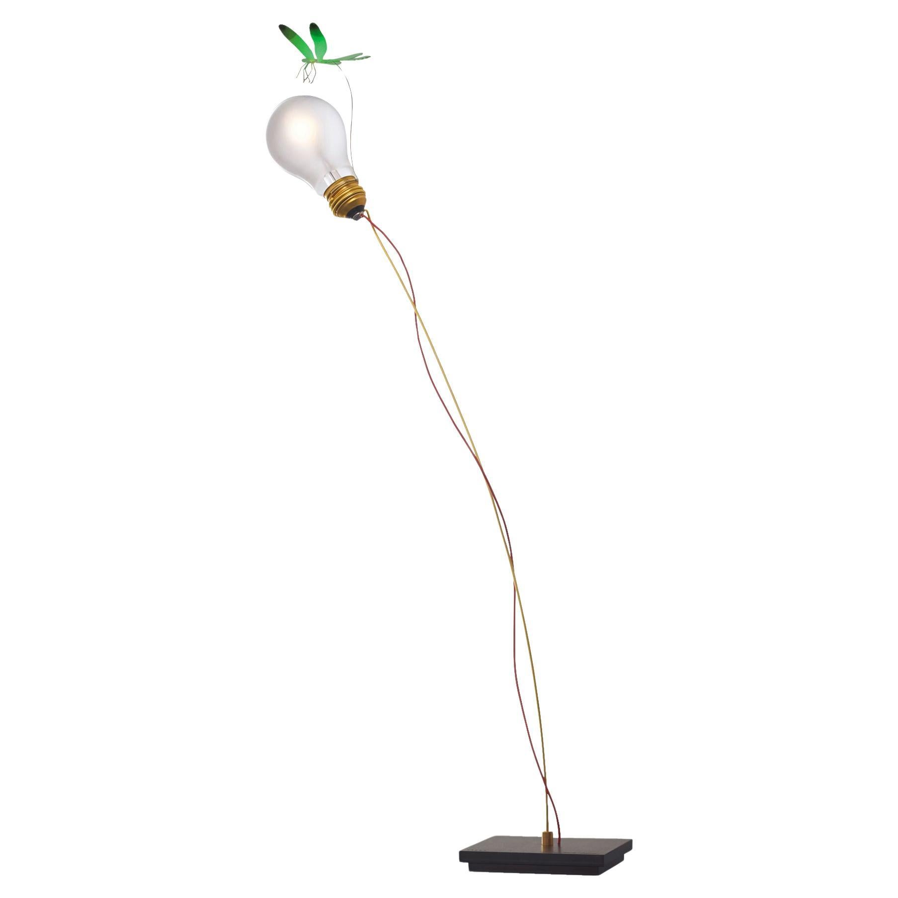 I Ricchi Poveri Bzzzz green table lamp by Ingo Maurer For Sale
