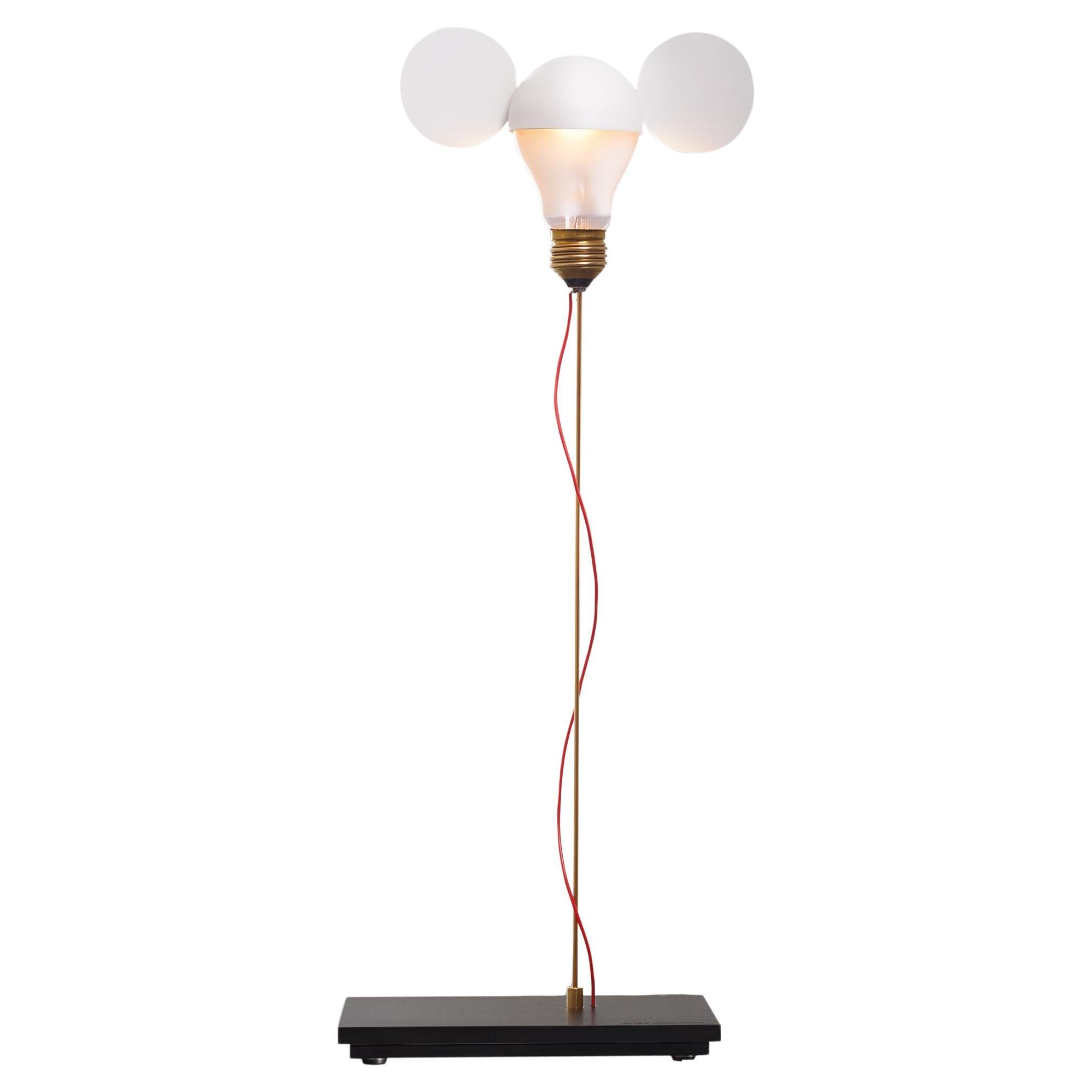 I Ricchi Poveri Toto white table lamp by Ingo Maurer For Sale