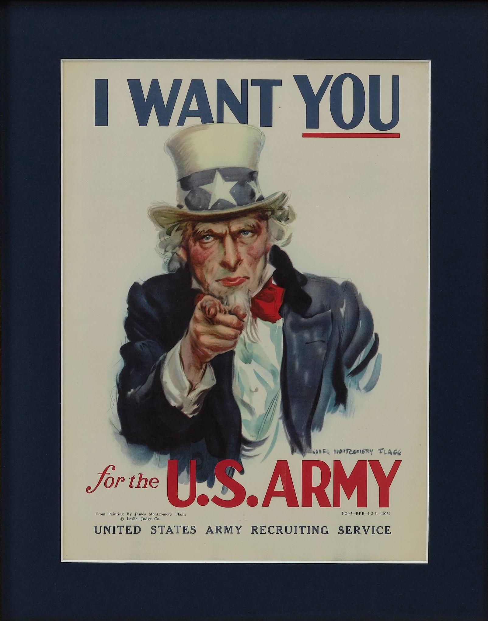 i want you to join the army