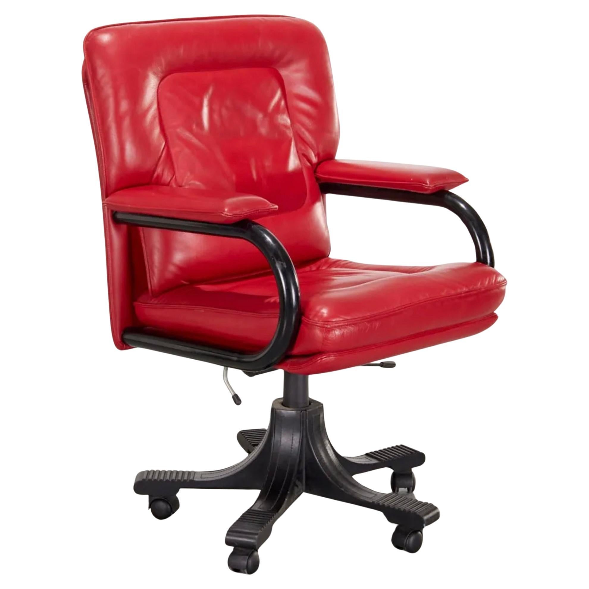 i4 Mariani for Pace Leather Executive Office Chair For Sale