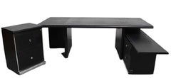 i4 Mariani for The Pace Collection Large Executive Desk with File Cabinets