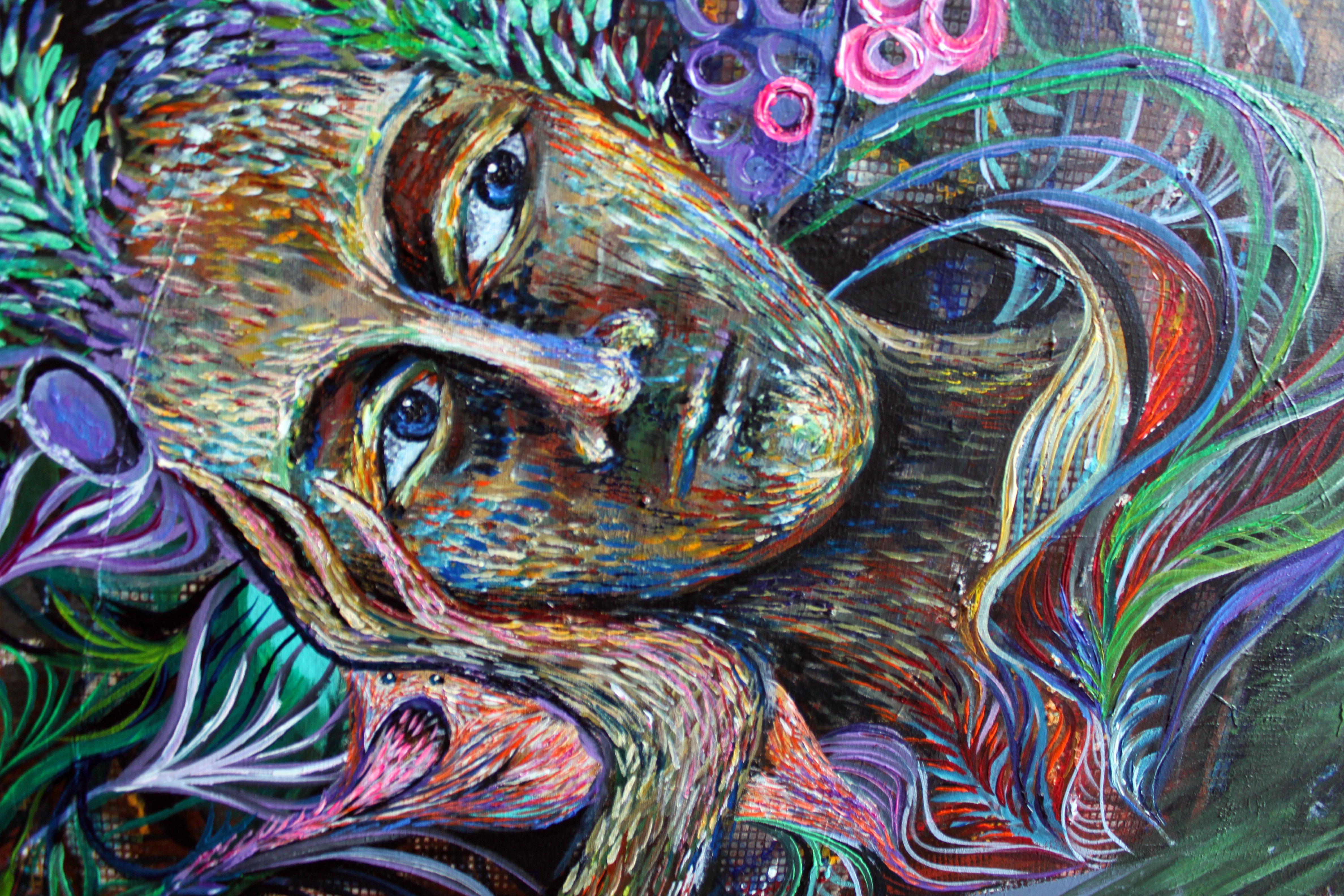 Arte contemporanea georgiana di Ia Liparteliani - Sogno in vendita 1
