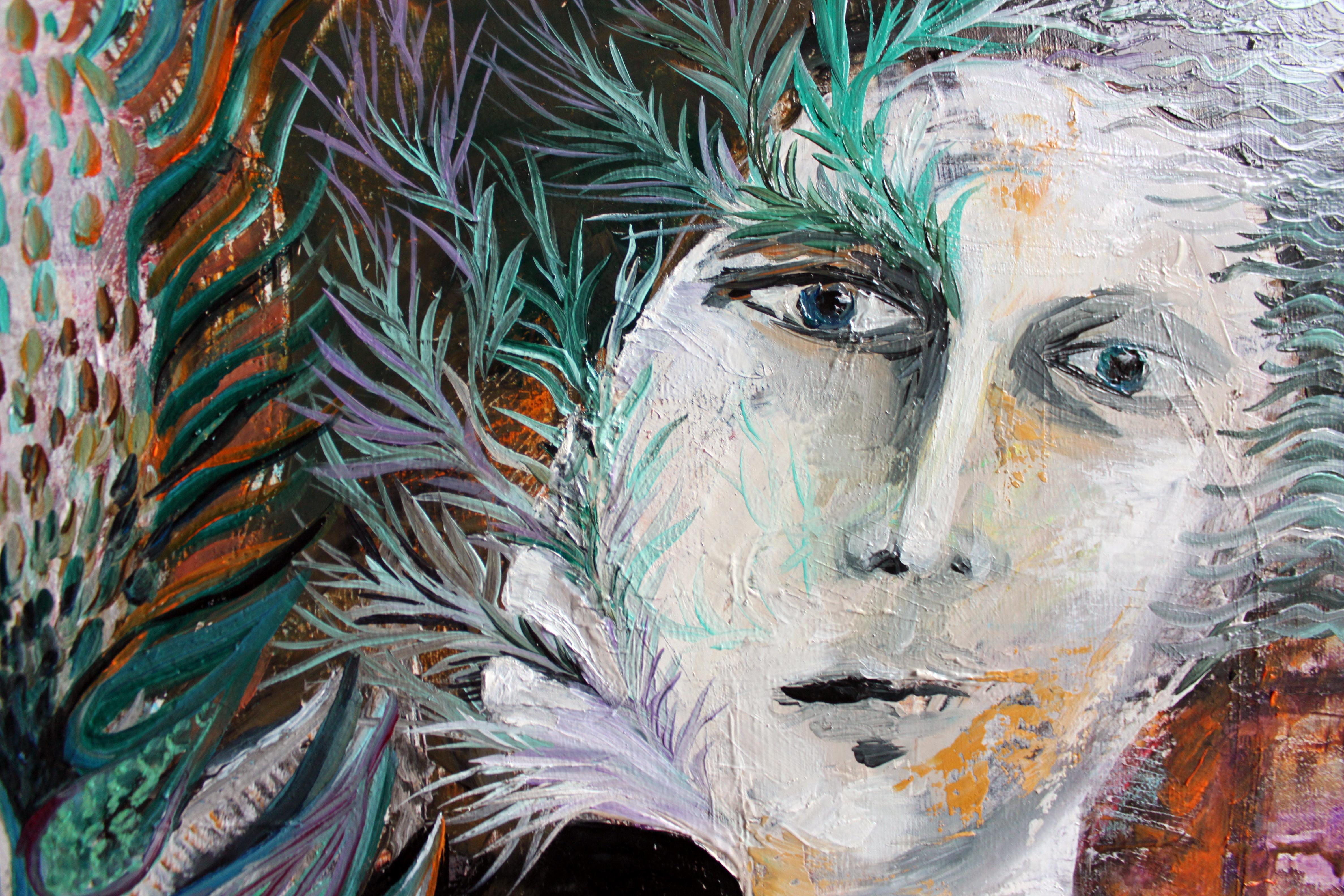 Arte contemporanea georgiana di Ia Liparteliani - Gaia in vendita 2