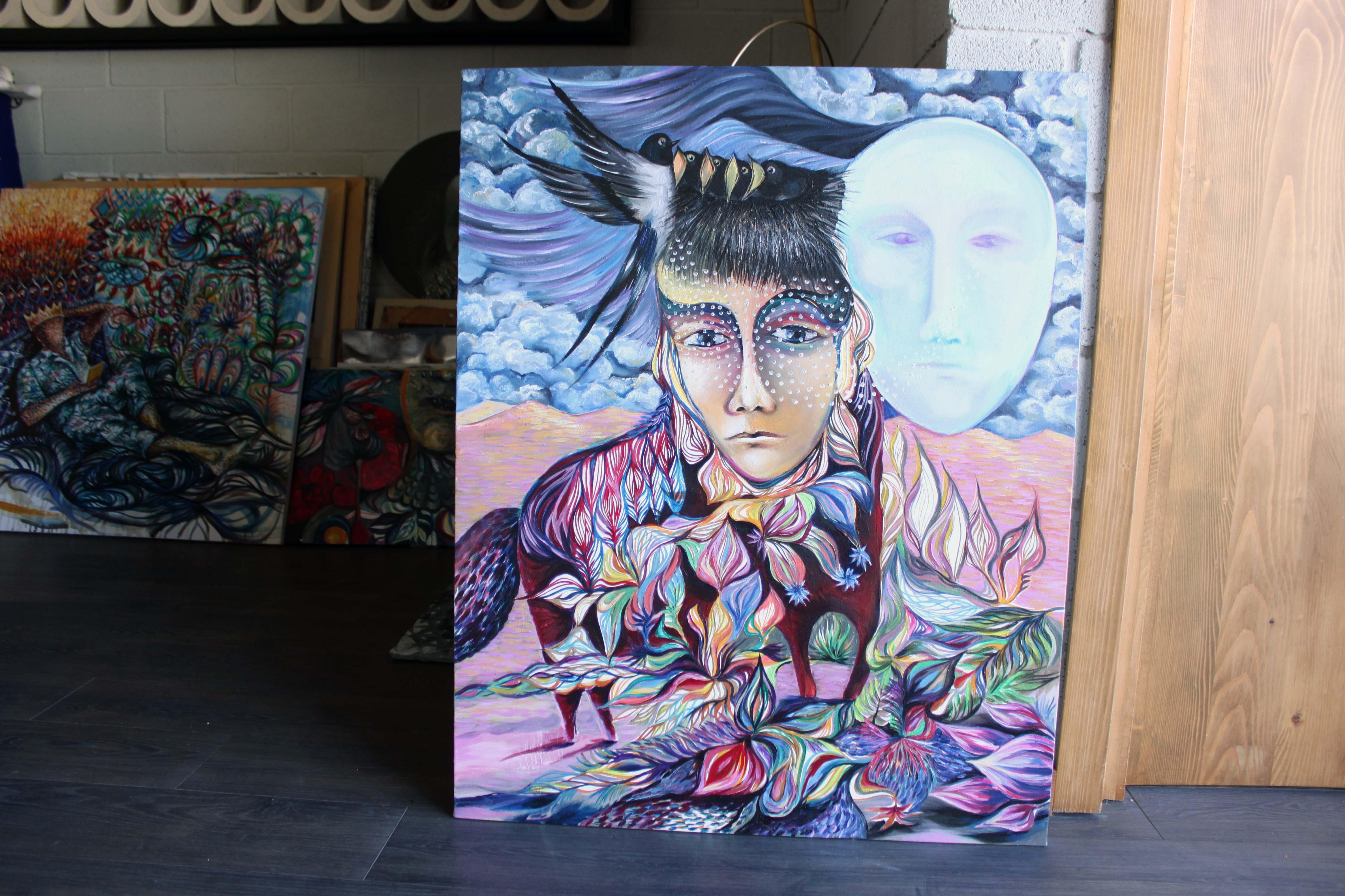 Georgian Contemporary Art by Ia Liparteliani - One Way For Sale 1