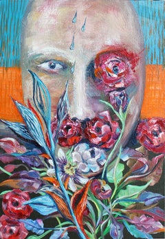 Zeitgenössische georgische Kunst von Ia Liparteliani - Pasion Flower