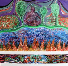 Georgianische zeitgenössische Kunst von Ia Liparteliani – Pray
