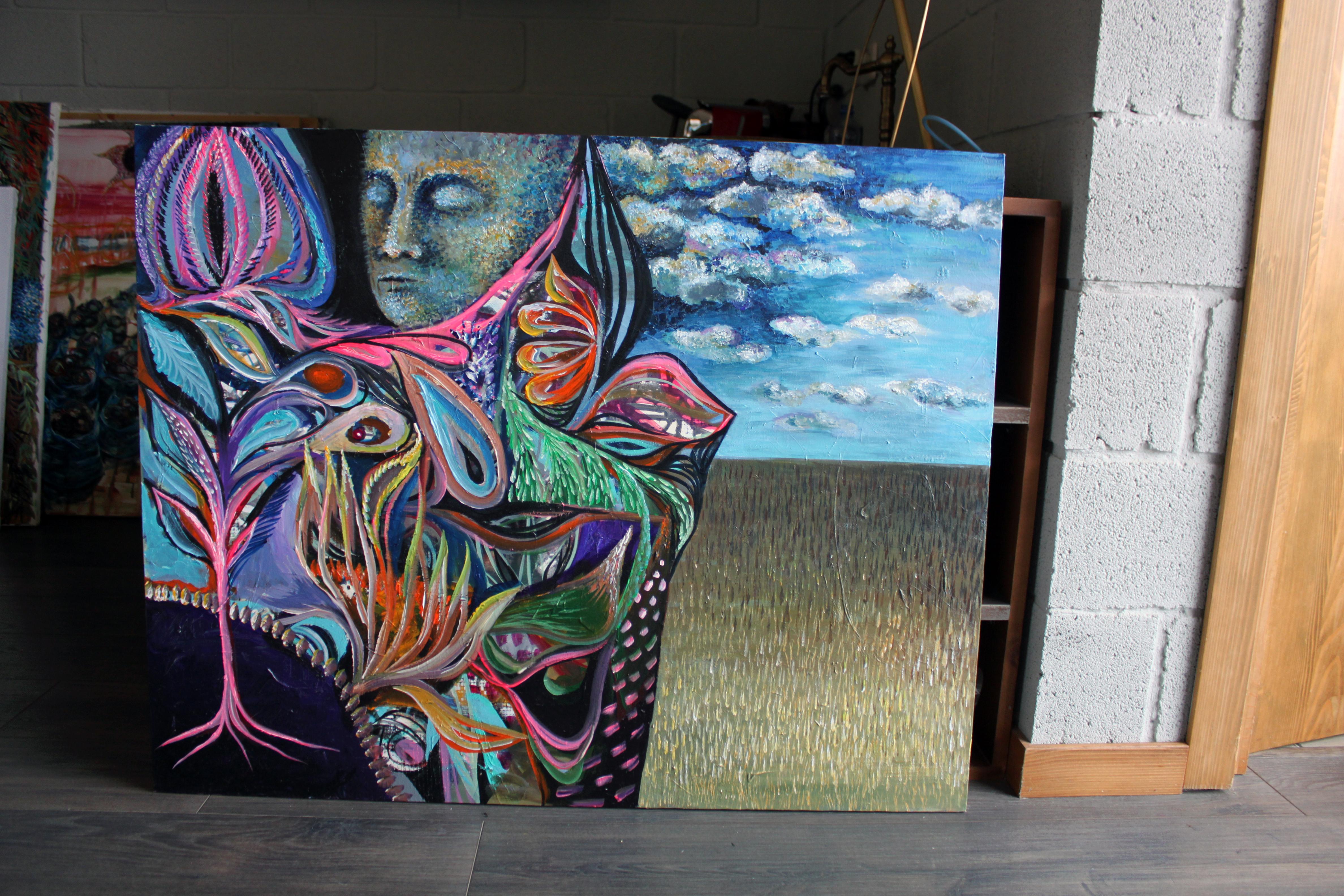Georgian Contemporary Art by Ia Liparteliani - Wish For Sale 1