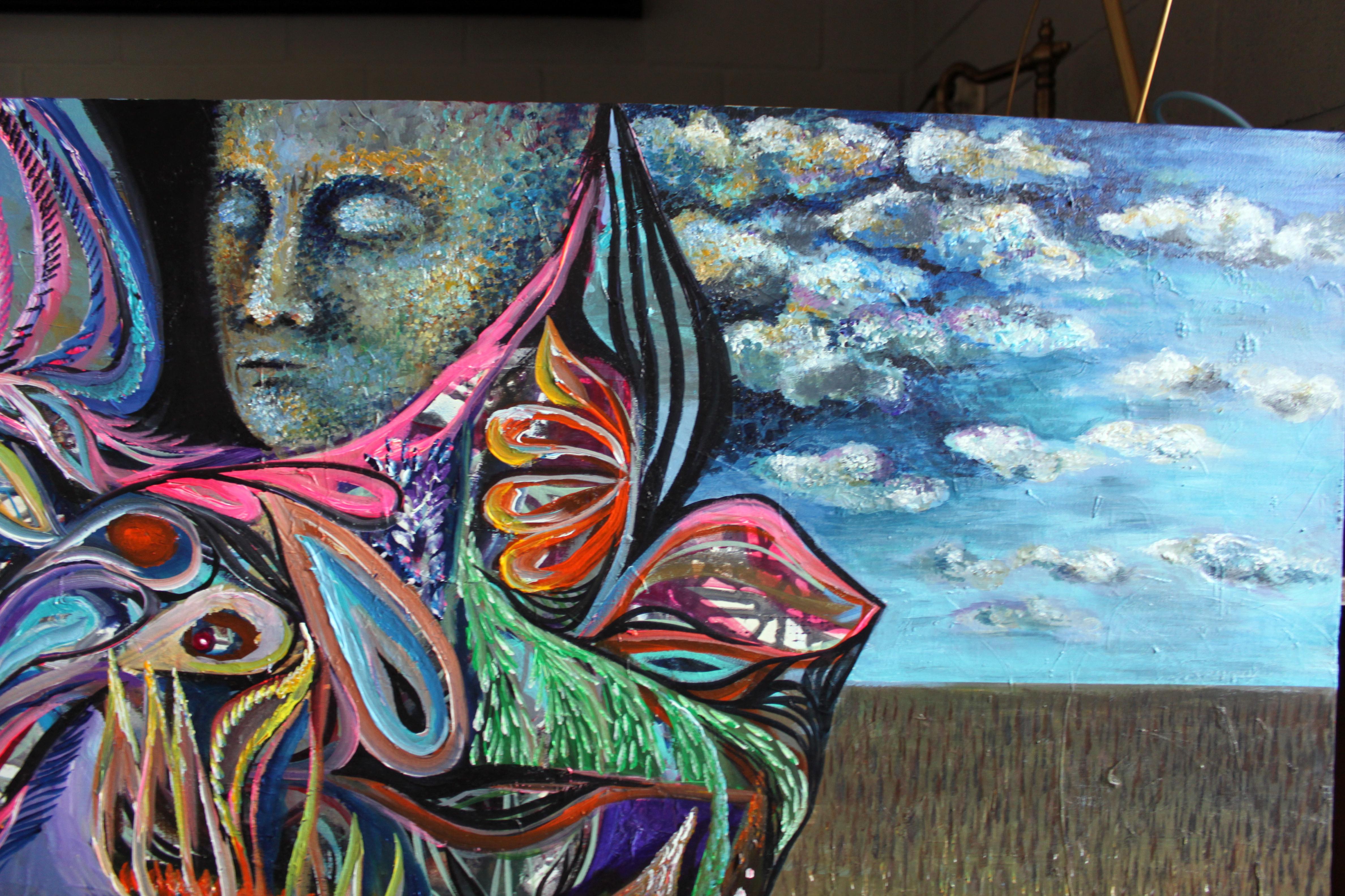 Georgian Contemporary Art by Ia Liparteliani - Wish For Sale 2