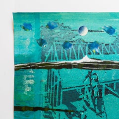 Iain Baxter& "Lettering Landscape" Conceptual Monoprint Painting