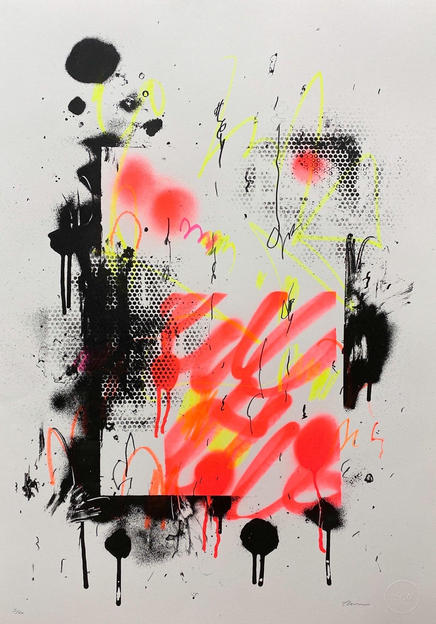 Iain H Williams  Abstract Print - Iain H Williams, Paradigim Distortion V5 (2022)
