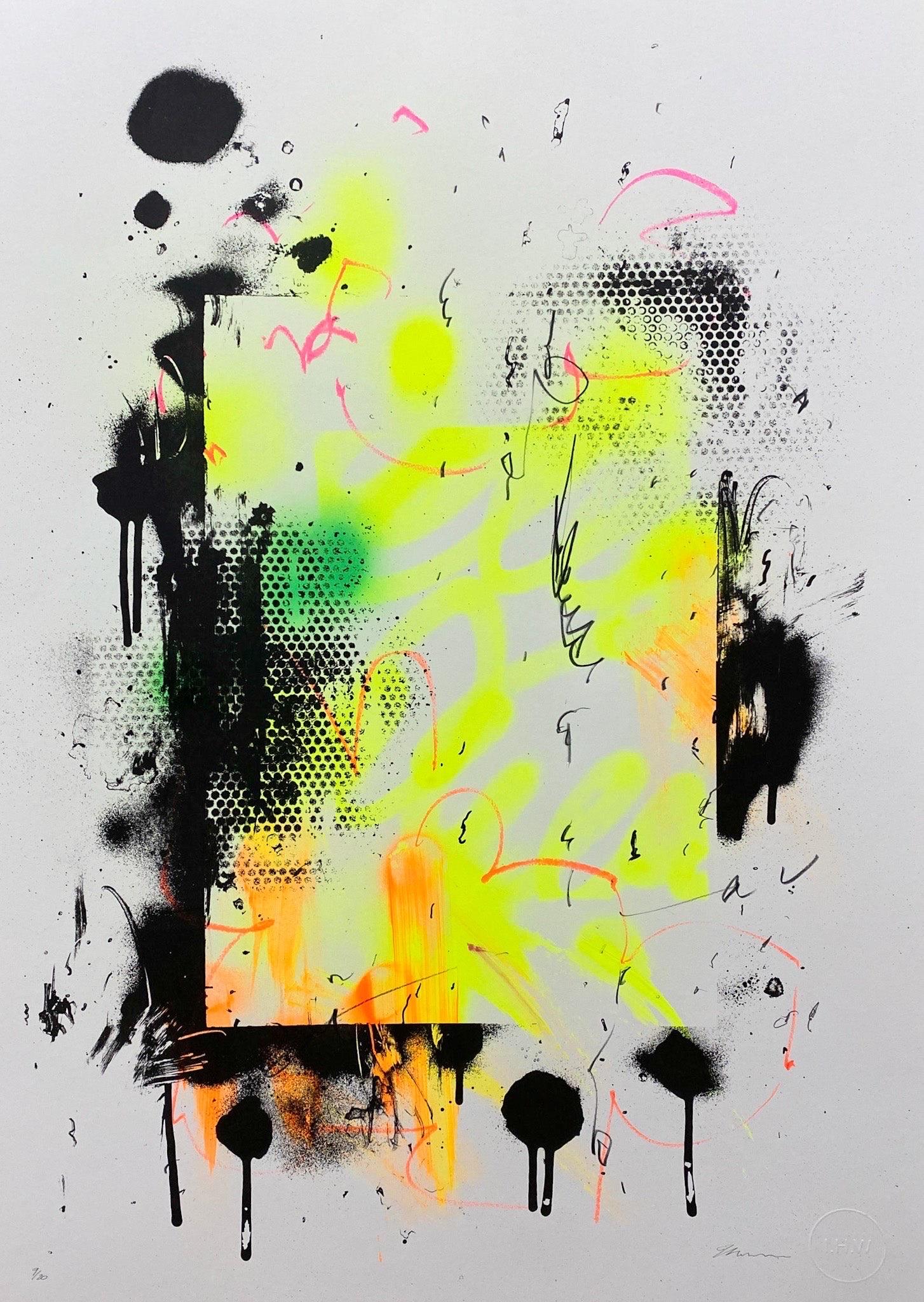 Iain H Williams  Abstract Print - Iain H Williams, Paradigim Distortion V9 (2022)