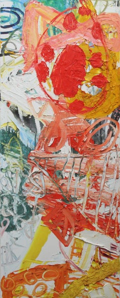 Midsummer - Scottish Abstract Expressionist exhibited art oil painting