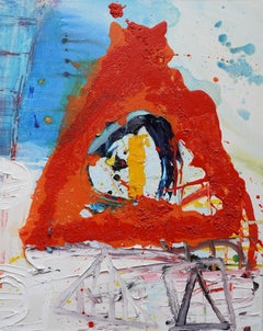 Sunset - Scottish Abstract Expressionist contemporary art oil painting Cornwall