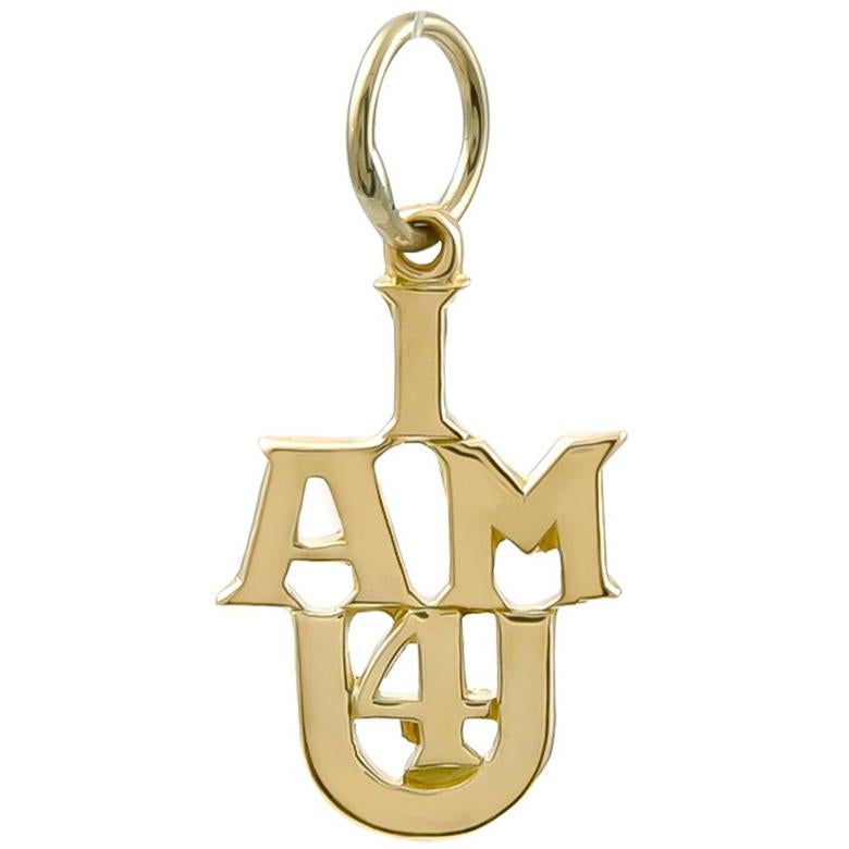 IAM4U Gold Charm For Sale