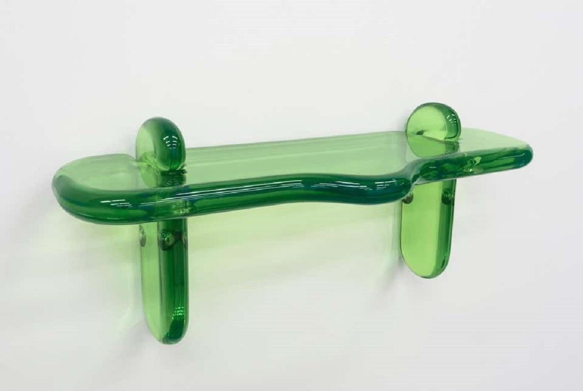 American Plump Resin Floating Wall Console, Ian Cochran, Represented by Tuleste Factory For Sale