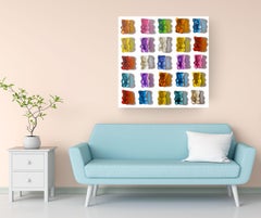 Bears + Bears + Bears -original still life hyperrealism oil painting - pop art