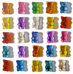 Bears + Bears + Bears -original still life hyperrealism oil painting - pop art