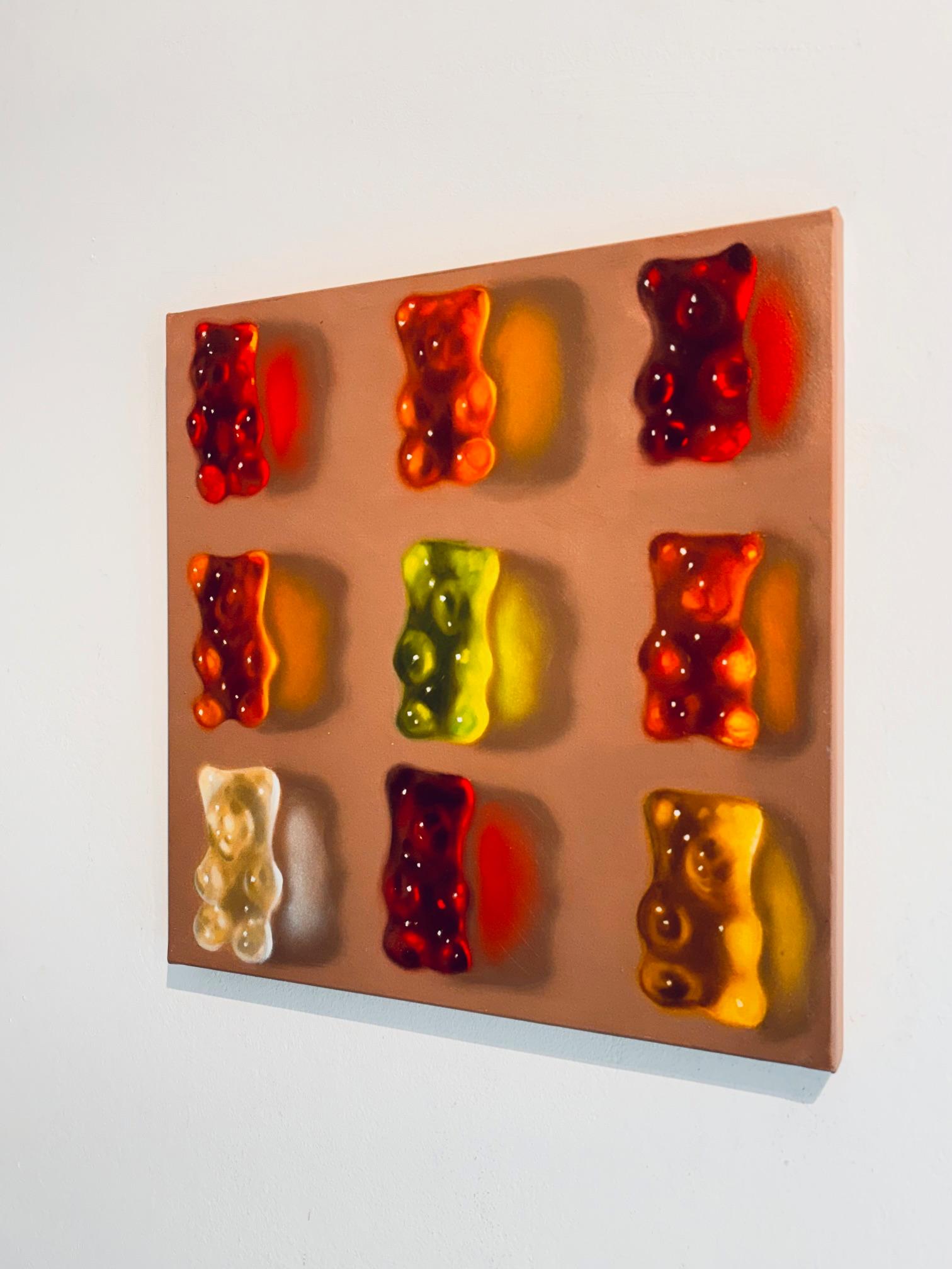 Bears + Bears I -original still life realism oil painting- Pop Art artwork For Sale 2