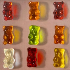 Osos + Osos I -pintura al óleo original de bodegón realista- Obra de arte Pop Art