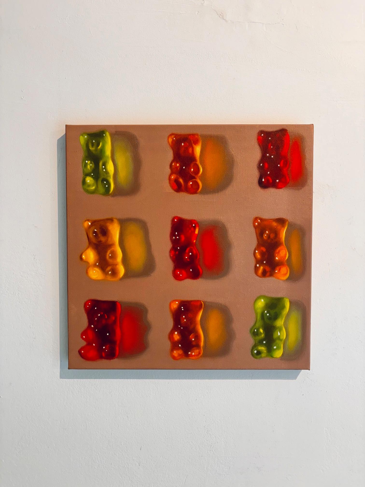 Bears + Bears II -original still life realism oil painting- Pop Art artwork - Painting by Ian Bertolucci