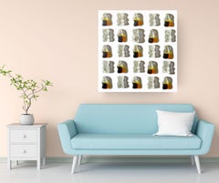 Cola + Bears -original still life hyperrealism artwork - oil painting - pop art