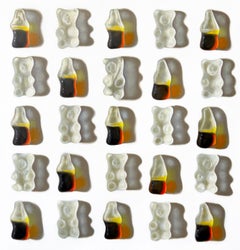 Cola + Bears -original still life hyperrealism artwork - oil painting - pop art