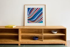 Evening -- Print, Etching, Coloured Lines, Colourful Art by Ian Davenport