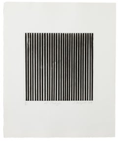 Untitled -- Print, Etching, Black and White Lines, Abstract Art by Ian Davenport