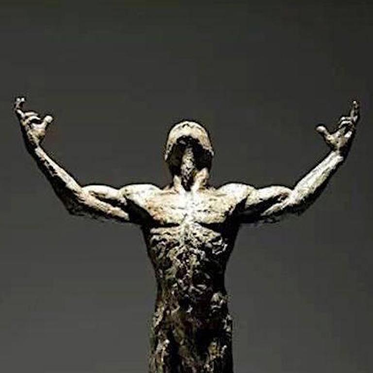 Born of Fire tabletop Figurative bronze sculpture  - Sculpture by Ian Edwards
